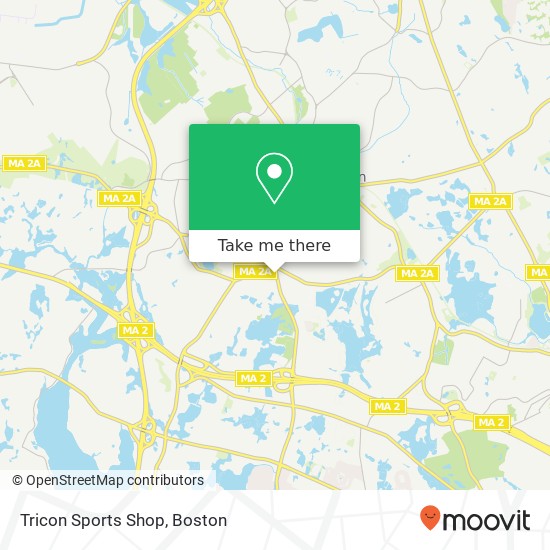 Tricon Sports Shop map
