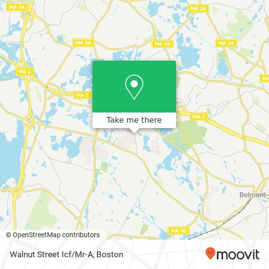 Mapa de Walnut Street Icf/Mr-A