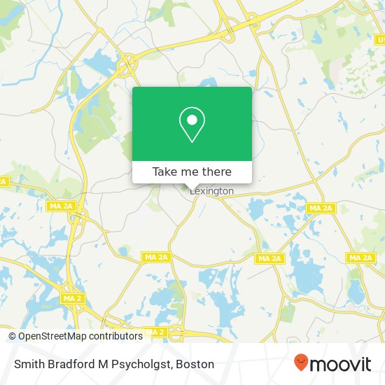 Smith Bradford M Psycholgst map