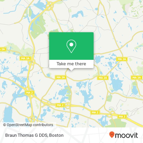 Mapa de Braun Thomas G DDS