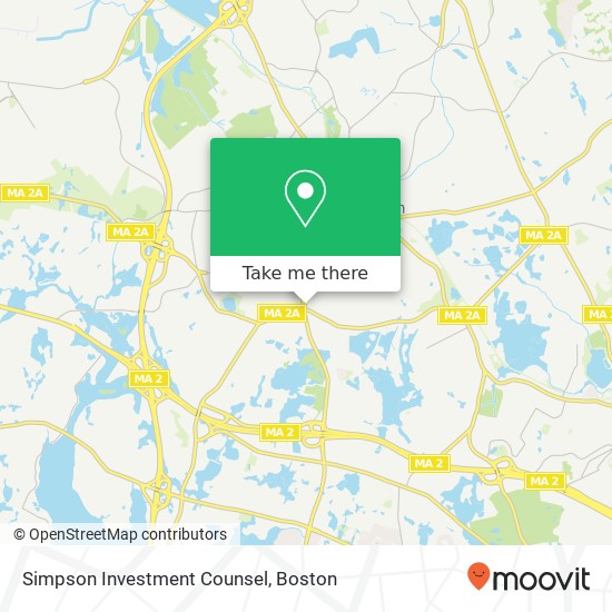 Simpson Investment Counsel map