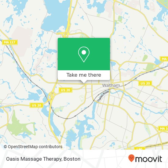 Oasis Massage Therapy map