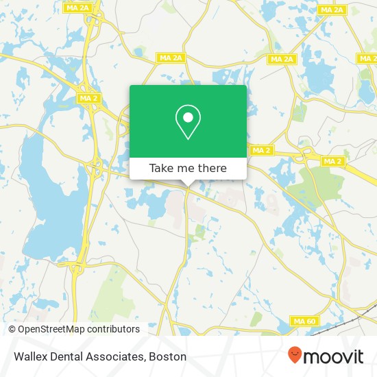 Wallex Dental Associates map