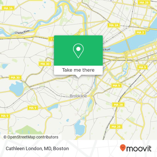 Mapa de Cathleen London, MD