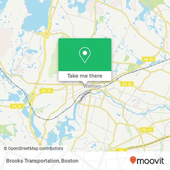 Mapa de Brooks Transportation