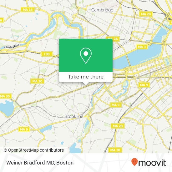 Weiner Bradford MD map