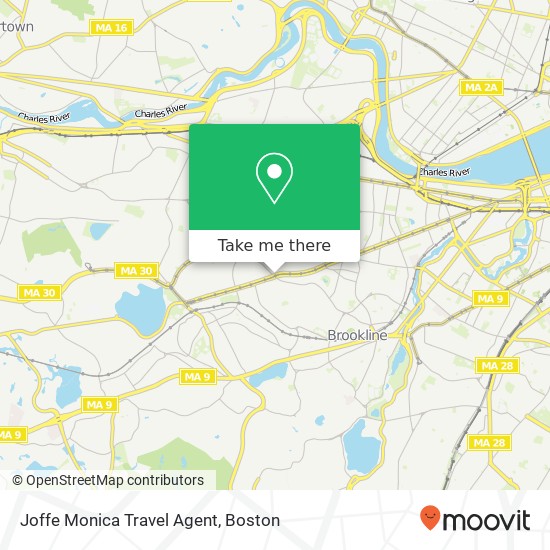 Joffe Monica Travel Agent map