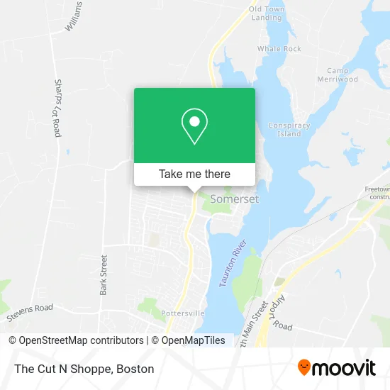 The Cut N Shoppe map