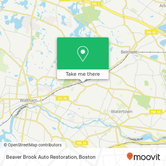 Beaver Brook Auto Restoration map