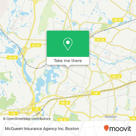 Mapa de McQueen Insurance Agency Inc