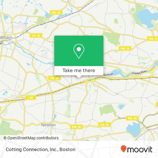 Cotting Connection, Inc. map