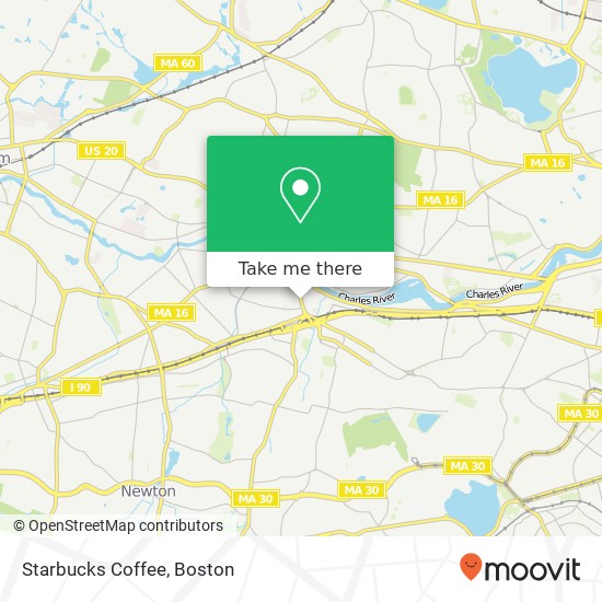 Mapa de Starbucks Coffee