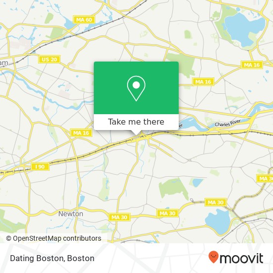 Mapa de Dating Boston