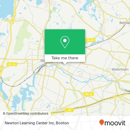 Newton Learning Center Inc map