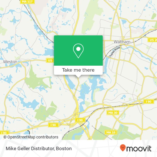 Mapa de Mike Geller Distributor