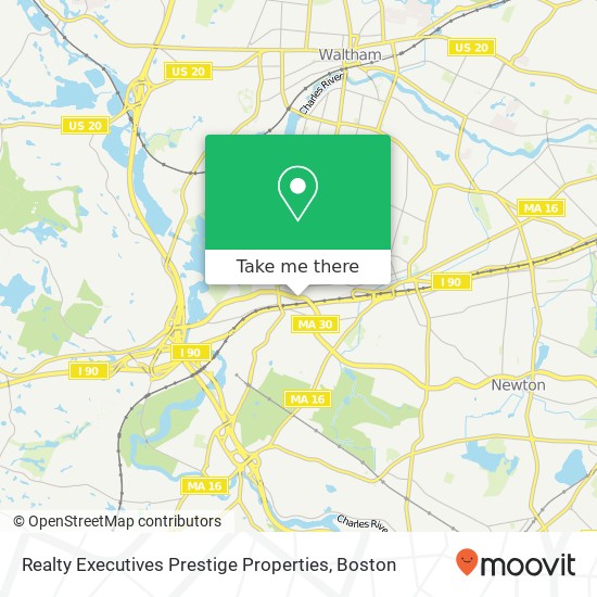 Realty Executives Prestige Properties map