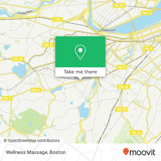 Wellness Massage map