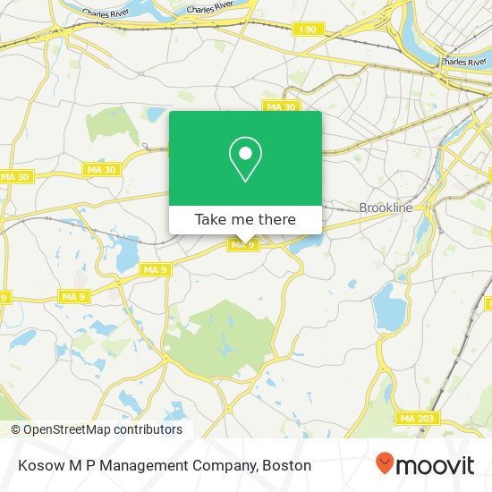 Mapa de Kosow M P Management Company