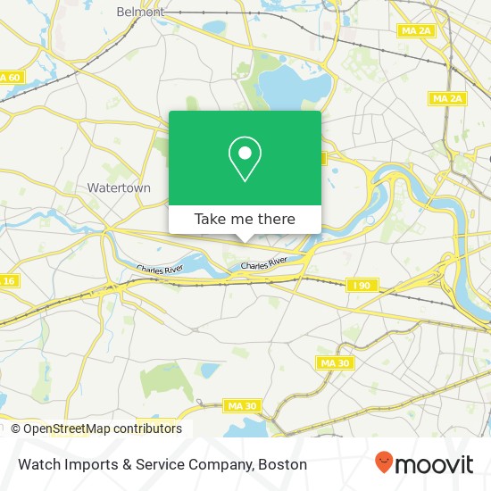 Mapa de Watch Imports & Service Company