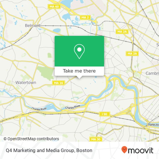 Q4 Marketing and Media Group map