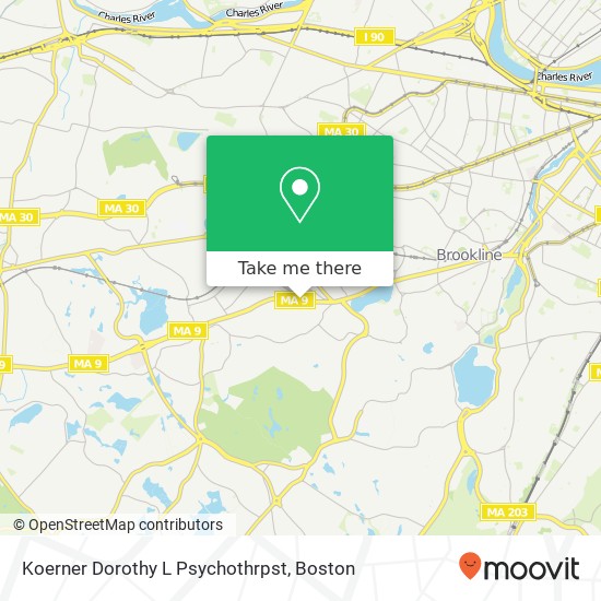 Koerner Dorothy L Psychothrpst map