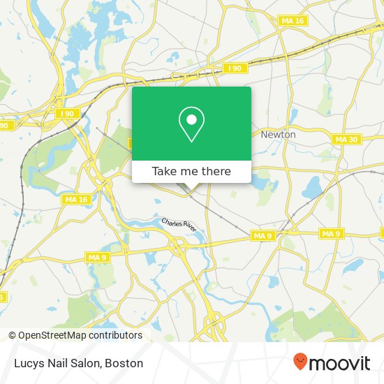 Lucys Nail Salon map