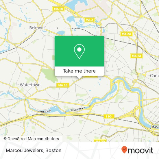 Marcou Jewelers map