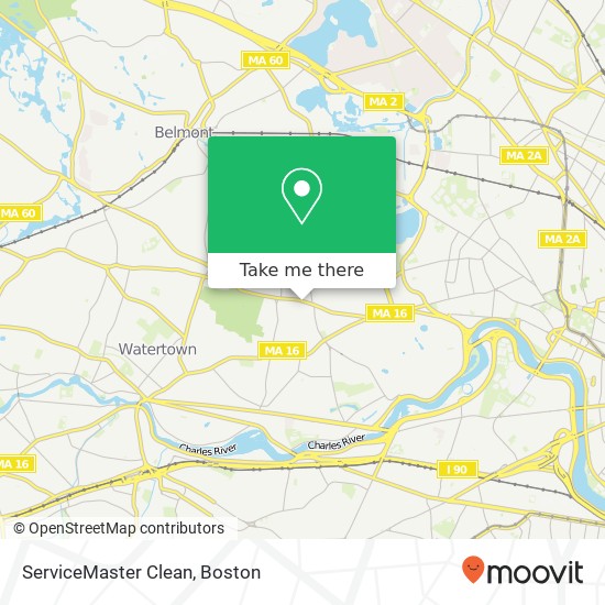 Mapa de ServiceMaster Clean