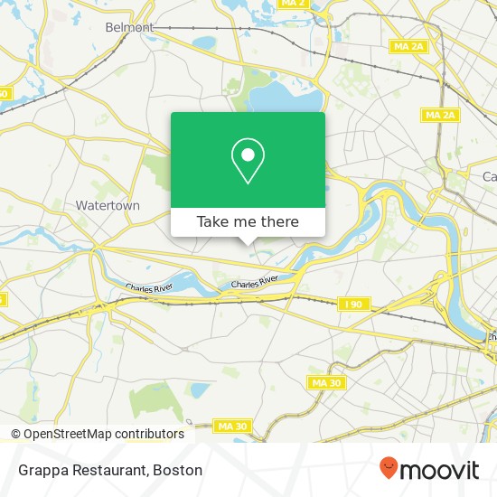 Grappa Restaurant map