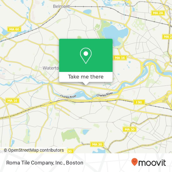 Roma Tile Company, Inc. map