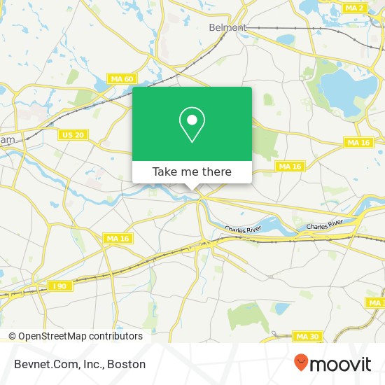 Mapa de Bevnet.Com, Inc.