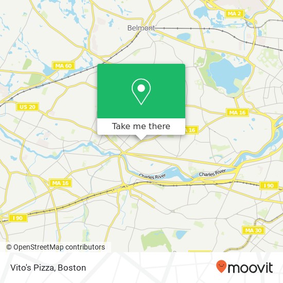 Mapa de Vito's Pizza