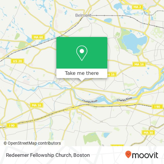 Mapa de Redeemer Fellowship Church