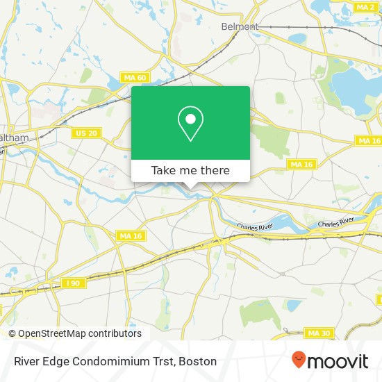 River Edge Condomimium Trst map