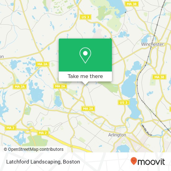 Latchford Landscaping map