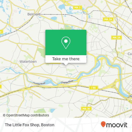 The Little Fox Shop map