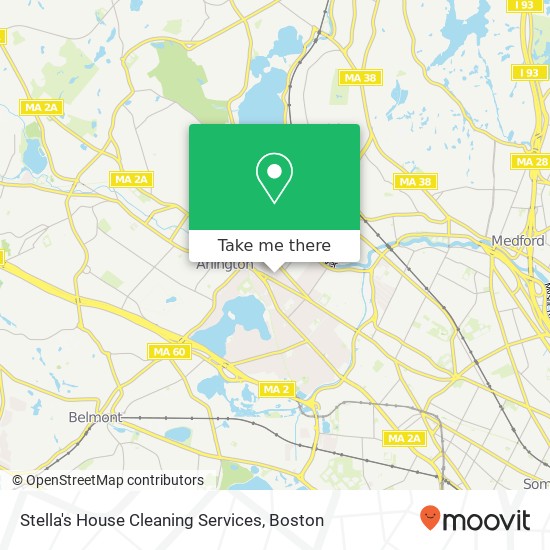 Stella's House Cleaning Services map