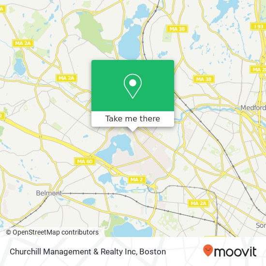 Churchill Management & Realty Inc map