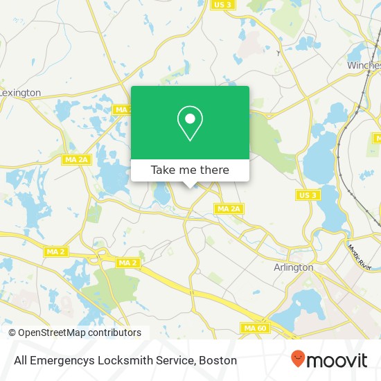 All Emergencys Locksmith Service map