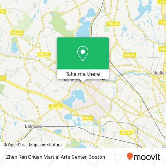 Mapa de Zhen Ren Chuan Martial Arts Center