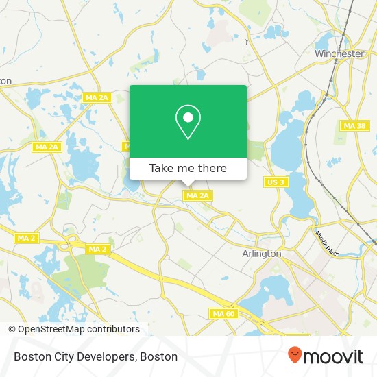 Boston City Developers map