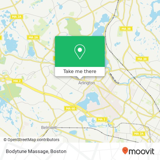 Mapa de Bodytune Massage