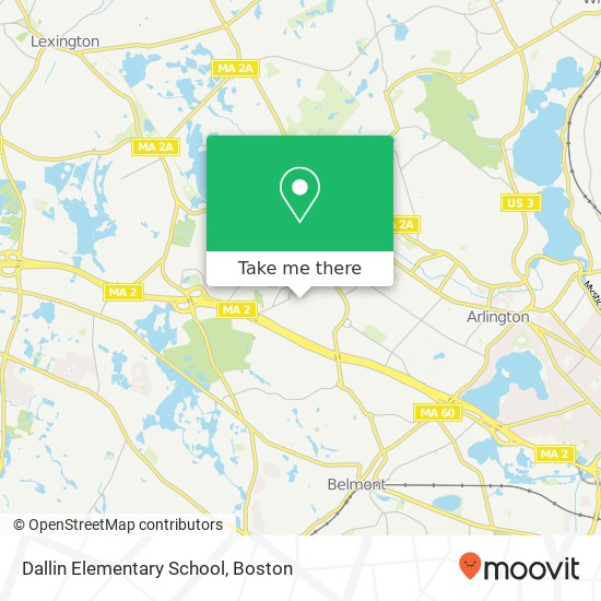 Mapa de Dallin Elementary School