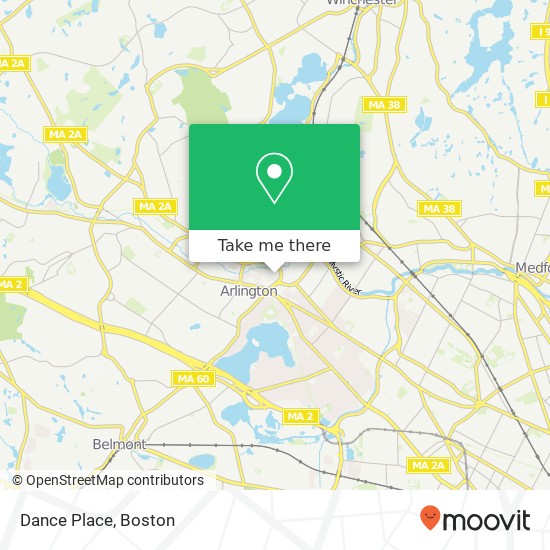 Dance Place map