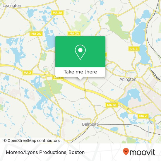 Moreno/Lyons Productions map