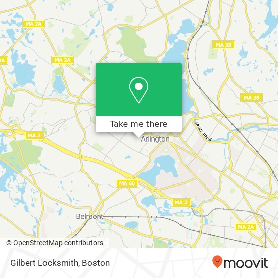 Gilbert Locksmith map