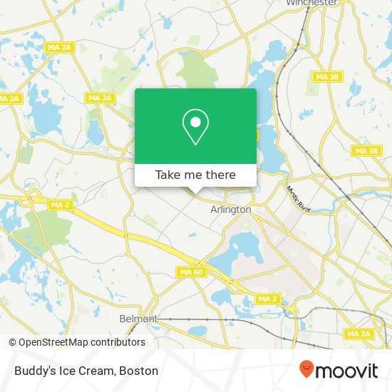 Mapa de Buddy's Ice Cream