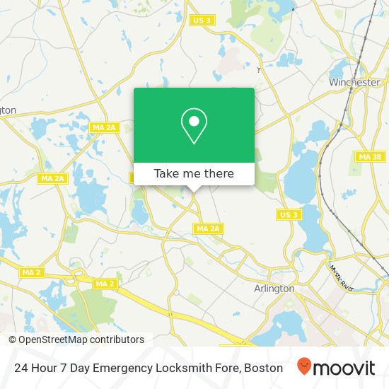Mapa de 24 Hour 7 Day Emergency Locksmith Fore