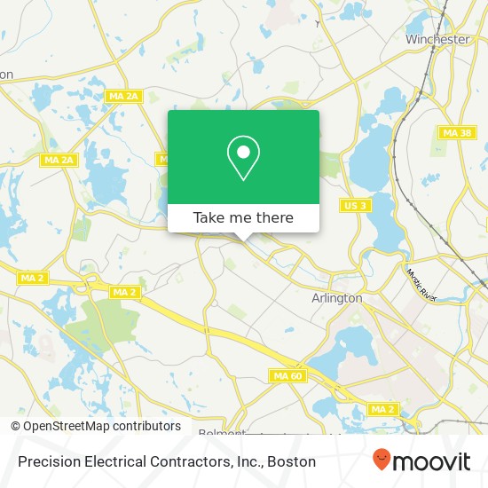 Mapa de Precision Electrical Contractors, Inc.