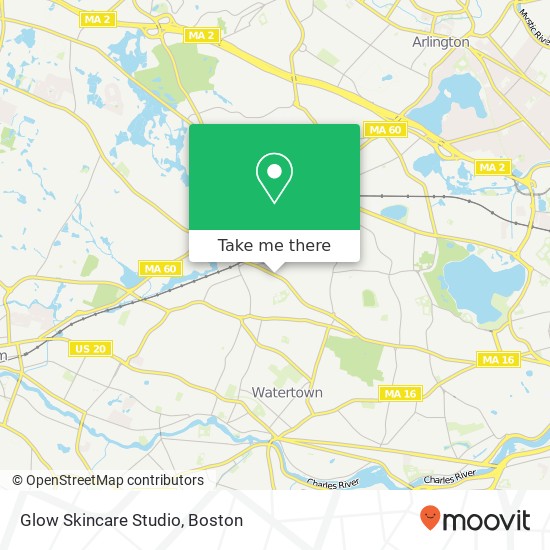 Glow Skincare Studio map